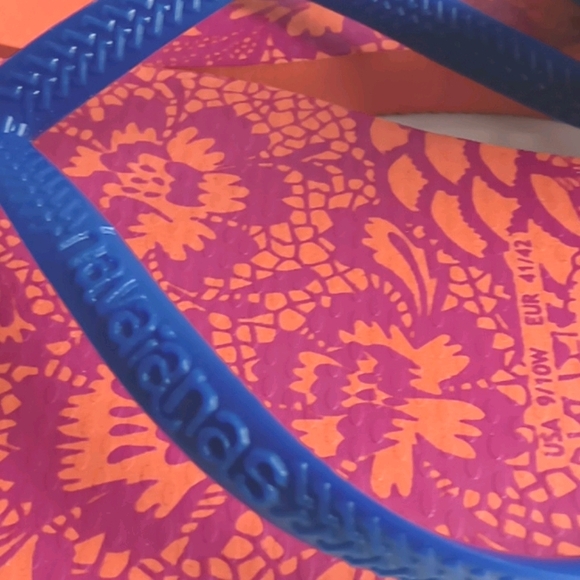 New HAVAIANAS FLIP FLOP WOMENS SANDALS SZ 9/10 - Picture 3 of 7